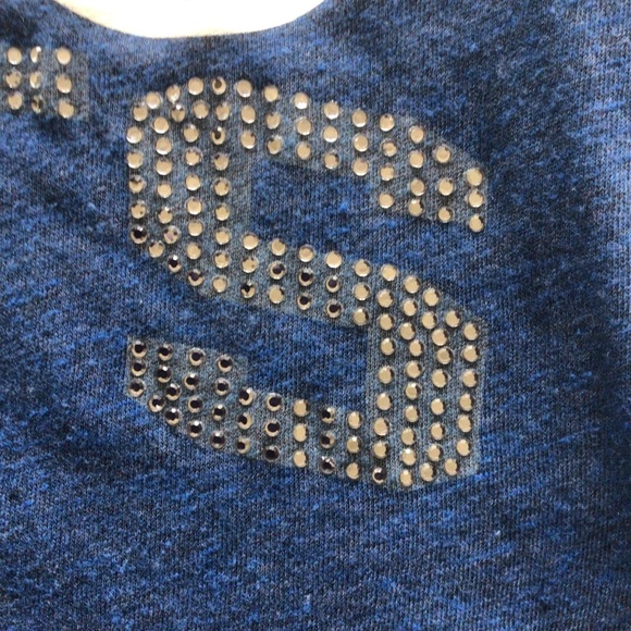 INDIANAPOLIS COLTS NFL RHINESTONE V NECK LOGO TEE SHIRT SMALL - Picture 13 of 15